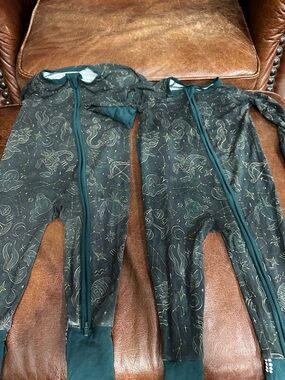 Zodiac Zippy Bamboo Sleepers Set of Two- Kaleidoscope Baby Brand